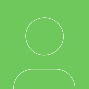 Green background with a white outline of a person